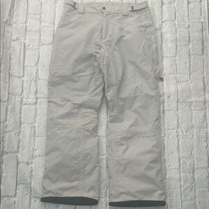 Columbia Titanium Women’s Light Gray Ski Snow Pants XL